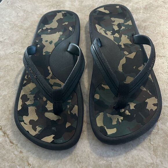 SANUK  Camouflage Flip Flops 10.5 - Picture 5 of 5